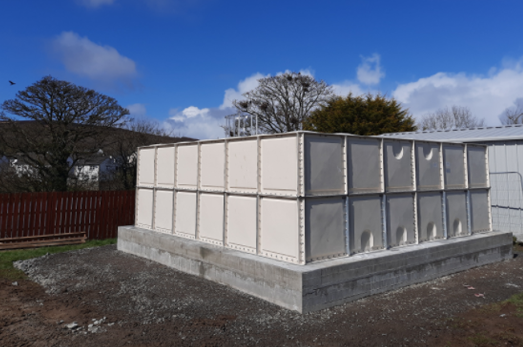 Carndonagh sectional water tank