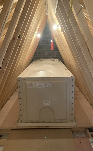 sectional attic tank