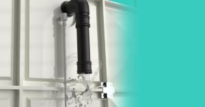 overflow and warning pipe