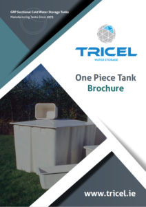 Brochure with Tricels selection of sectional Tanks