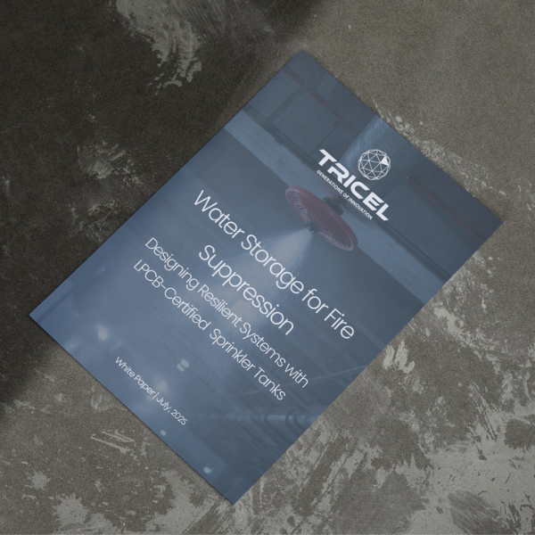 Tricel - Water Storage for Fire Suppression - White Paper - 2025