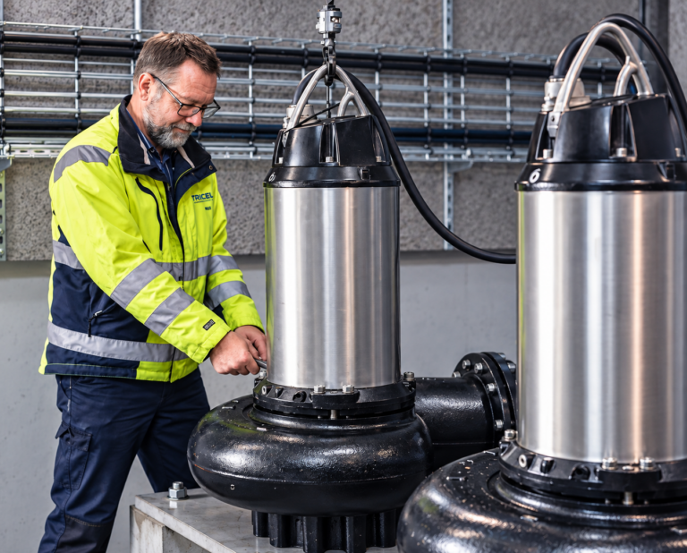 Maintenance and servicing of an existing wastewater pumping station